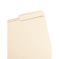 Smead File Folders, Reinforced 2/5-Cut Right Position, Guide Height, Letter Size, Manila, 100/Box (1