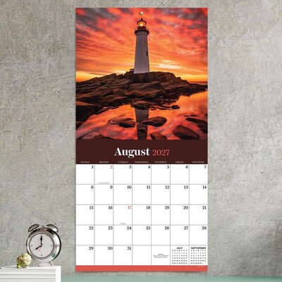 2027 TF Publishing Sunsets 12" x 12" Monthly Wall Calendar, Multicolored (27-1028)
