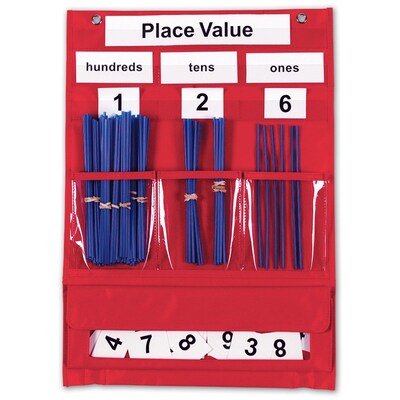 Learning Resources Counting & Place Value Pocket Chart, 18 x 13 (LER2416)