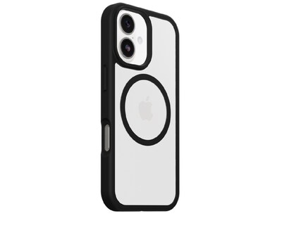 OtterBox Profile MagSafe Phone Case for iPhone 17, Shock Absorbing, Black Crystal (77-99232)