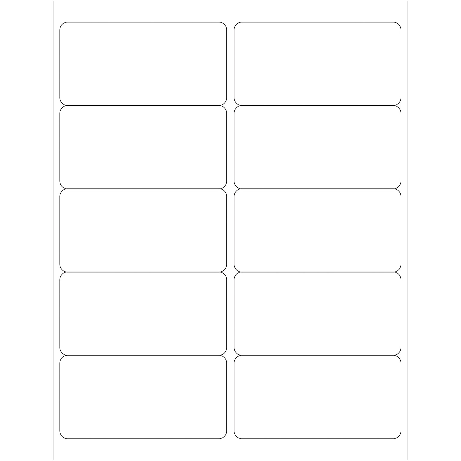 Tape Logic Laser/Inkjet Address Labels, 4 x 2, White, 10,000/Carton (LL124MC)