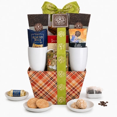 Alder Creek Gift Baskets Coffee Bean & Tea Leaf Signature Blend Gift Basket (FG03936)