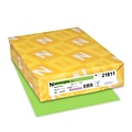 Astrobrights 65 lb. Cardstock Paper, 8.5 x 11, Martian Green, 250 Sheets/Pack (WAU21811)