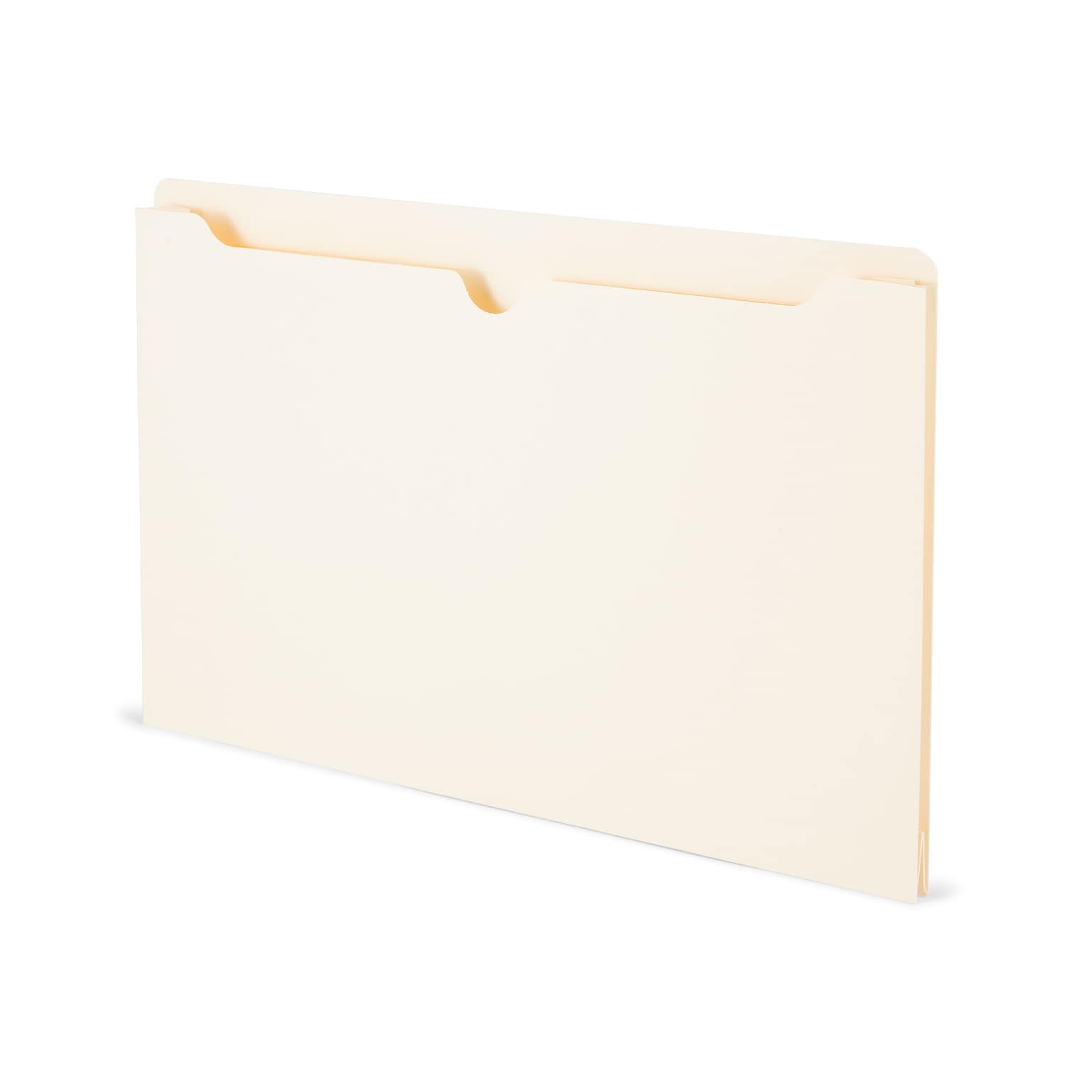 Staples Reinforced File Jacket, 2 Expansion, Legal Size, Manila, 50/Box (TR440374)