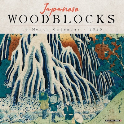 2025 Willow Creek Japanese Woodblocks 12 x 12 Monthly Wall Calendar (43578)