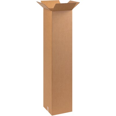 10 x 10 x 48 Corrugated Kraft Boxes, 25/Bundle (BS101048X)
