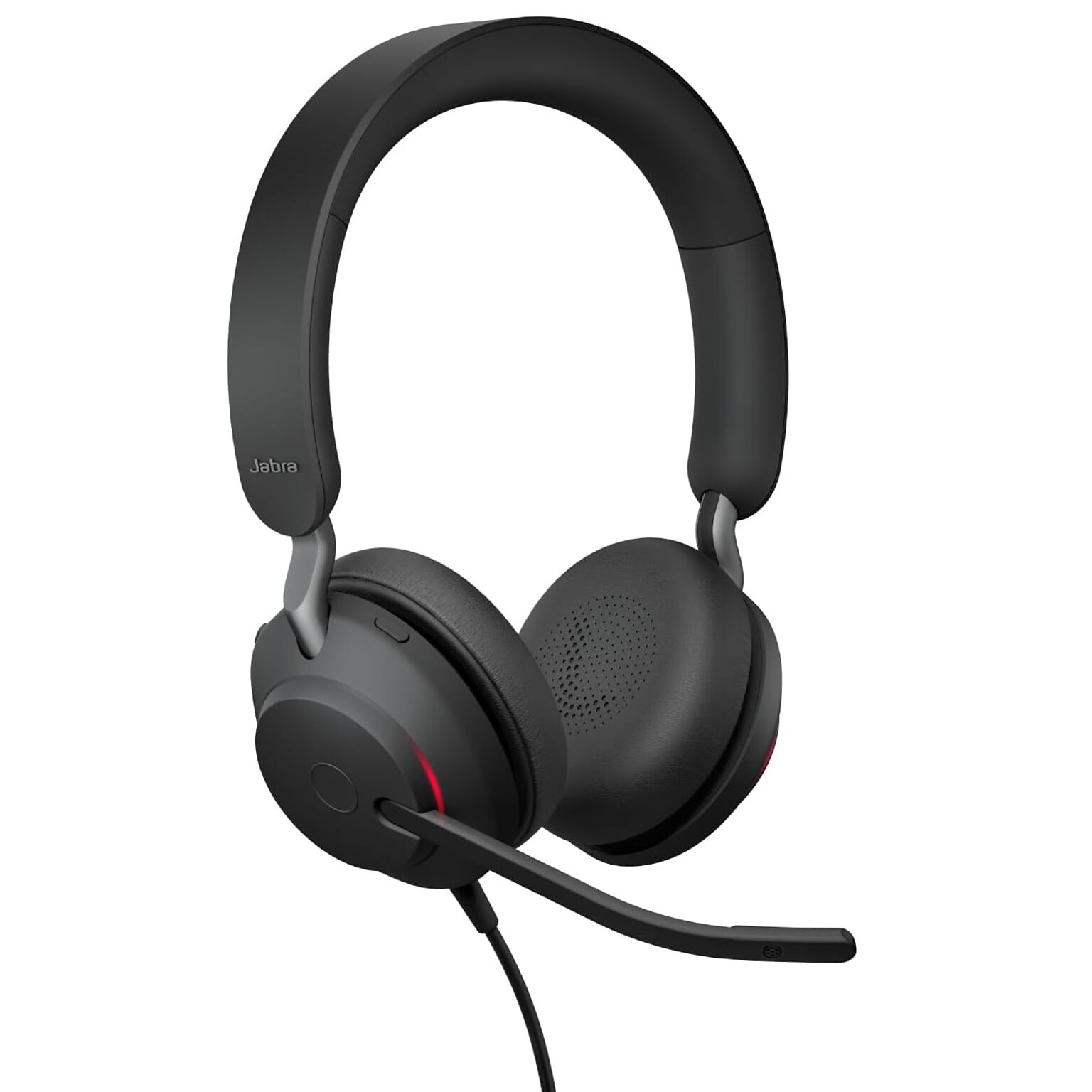 Jabra Evolve 2 Stereo Phone & Computer Over-the-Ear Headset, USB-C/A, UC Certified (24189-989-799-01)