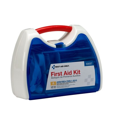 First Aid Only ANSI A Ready Care Small Hard Plastic First Aid Kit for 25 People (90697)