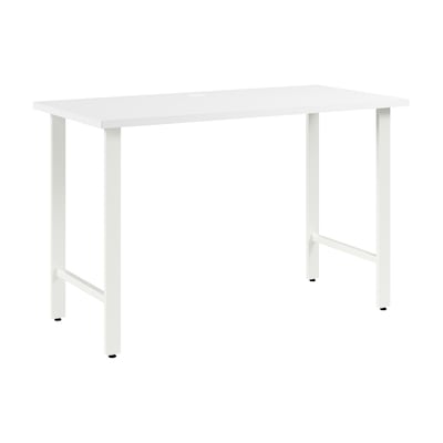 Bush Business Furniture Hustle 48W Computer Desk with Metal Legs, White (HUD148WH)