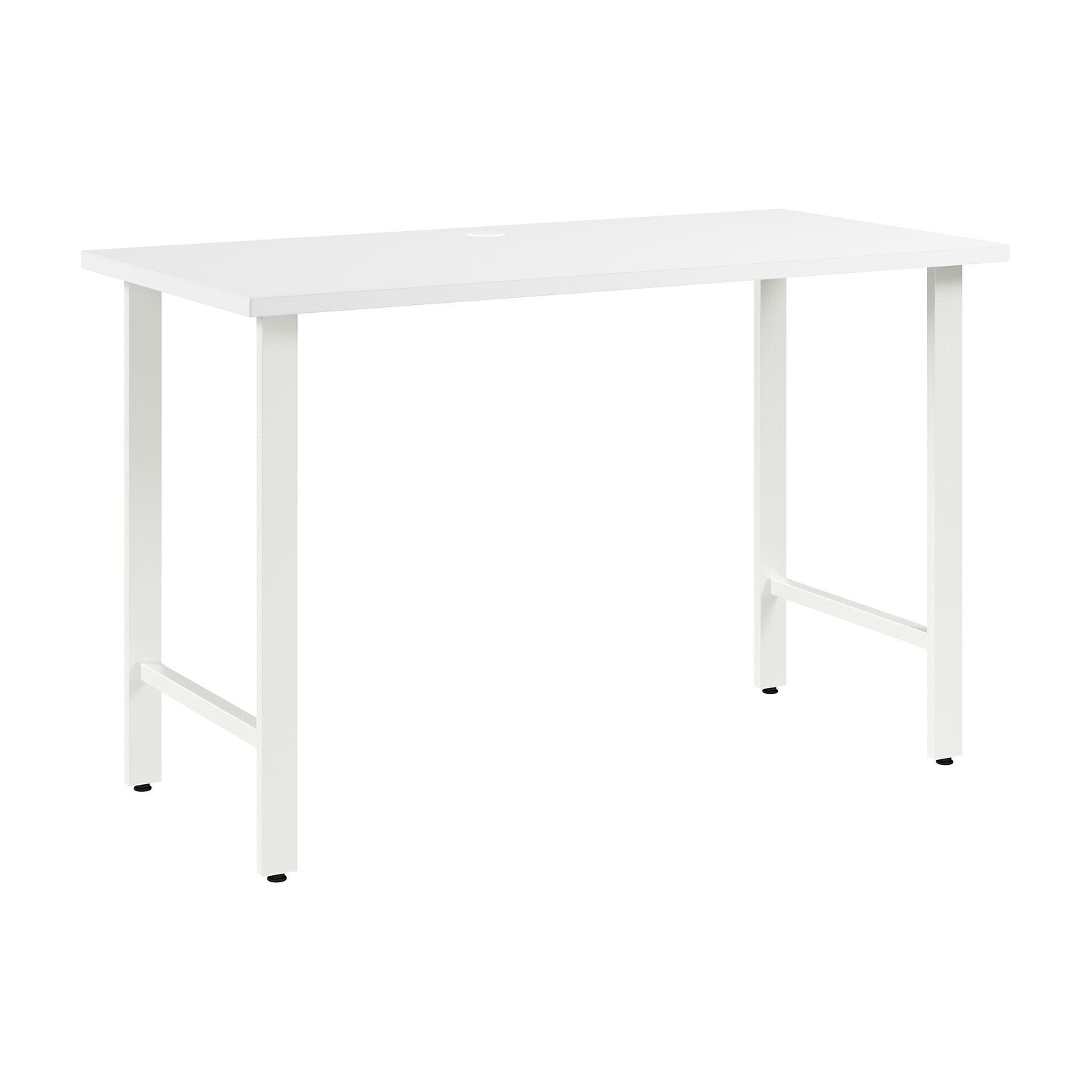 Bush Business Furniture Hustle 48W Computer Desk with Metal Legs, White (HUD148WH)