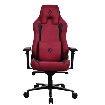 Arozzi Vernazza Supersoft Fabric Ergonomic Racing Gaming Chair, Bordeaux (VERNAZZA-SPSF-BDX)