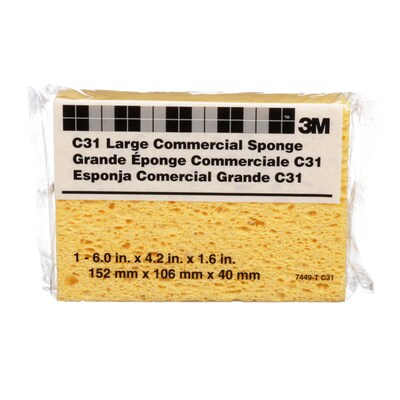 3M Commercial Heavy Duty Sponge, Yellow (C31)