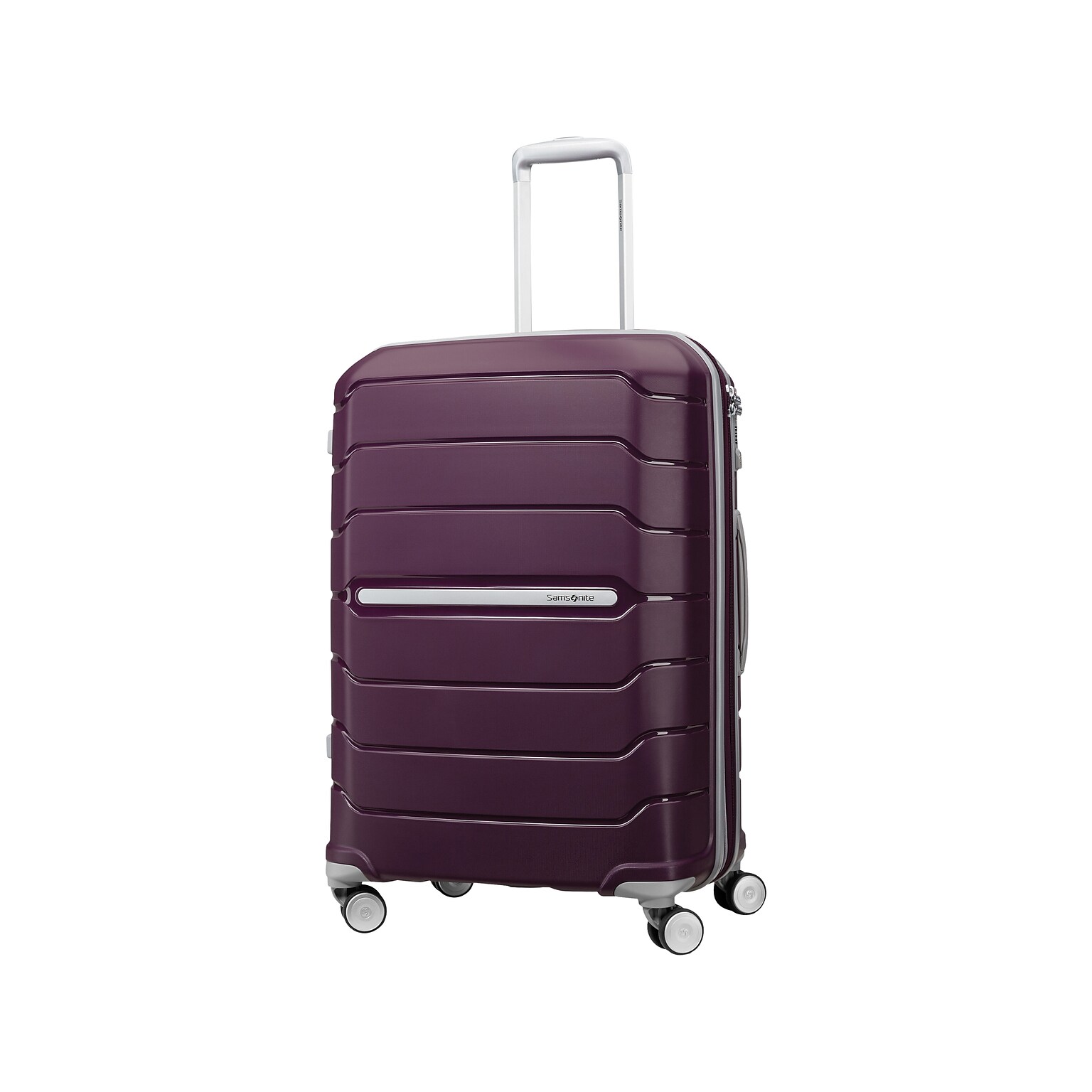 Samsonite Freeform 27.95 Hardside Suitcase, 4-Wheeled Spinner, TSA Checkpoint Friendly, Amethyst Purple (78256-B170)