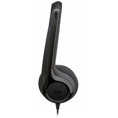 Logitech H390 USB-C Noise Canceling Stereo Headset, UC Certified (981-001575)