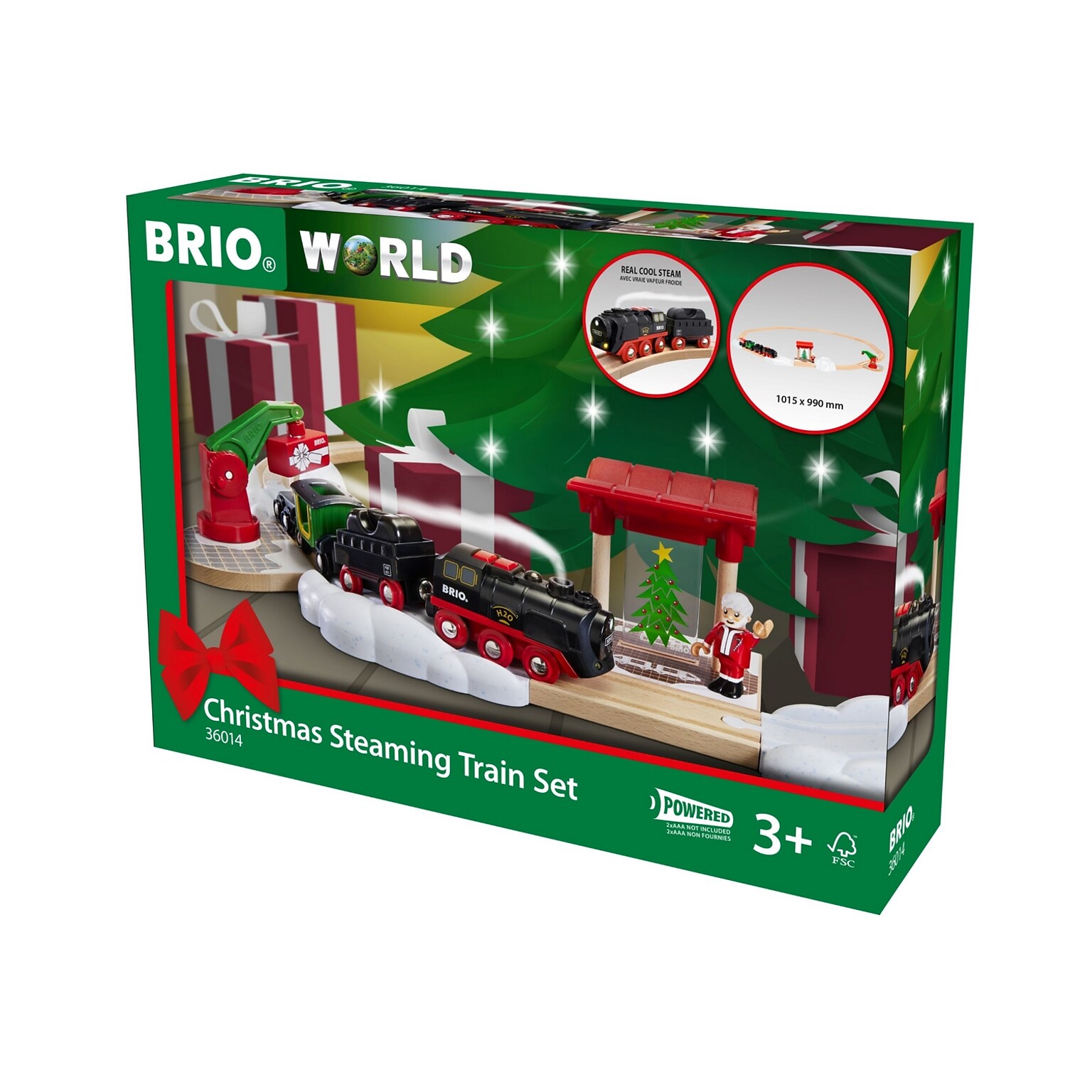 Ravensburger Brio Christmas Steaming Train Set (63601400)