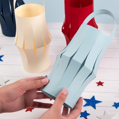 Astrobrights 65 lb. Cardstock Paper, 8.5" x 11", Old Glory, 100 Sheets/Ream (91033)
