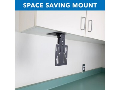 Mount-It! Tilt and Swivel Under-Cabinet and Ceiling TV Mount, 18 lbs. Max. (MI-4200)
