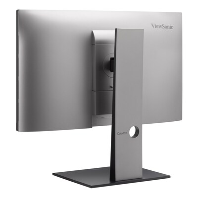 ViewSonic ColorPro 24" 4K UHD 60Hz LCD Monitor, Mac-Compatible, Adjustable, Black/Silver (VP2488-4K)
