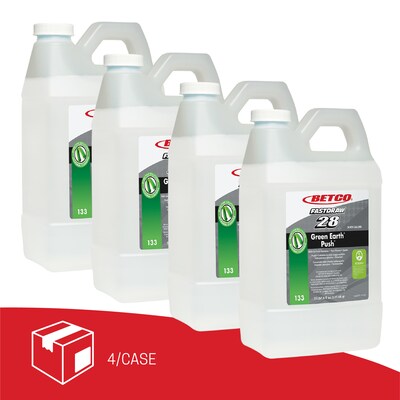 Betco Probiotic Solutions Push Drain Maintainer/Odor Eliminator, Mint Scent, 67.6 Oz., 4/Carton (1334700)