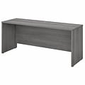 Bush Business Furniture Studio C 72W x 24D Credenza Desk, Platinum Gray (SCD372PG)