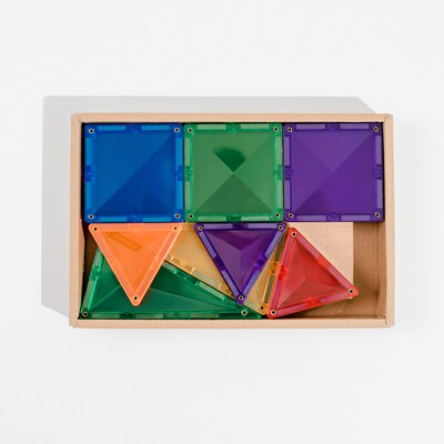 Connetix Magnetic Tiles Rainbow Mini Pack, 24 Pieces (CNTR00024MI)