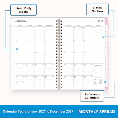 2027 Blue Sky 5" x 8" Weekly & Monthly Planner, Lilac (164287)