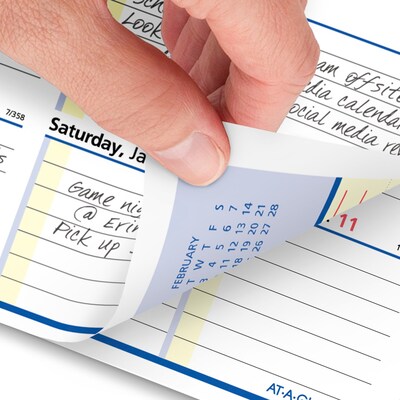 2026 AT-A-GLANCE QuickNotes Flip-A-Week 7 x 5.5 Weekly Desk Calendar Refill Pages (SW706-50-26)