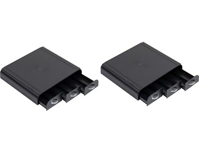 Mind Reader Anchor Collection 3-Drawer Coffee Pod Drawer, 36-Pod Capacity, Black, 2/Pack (2TRY3PC-BLK)