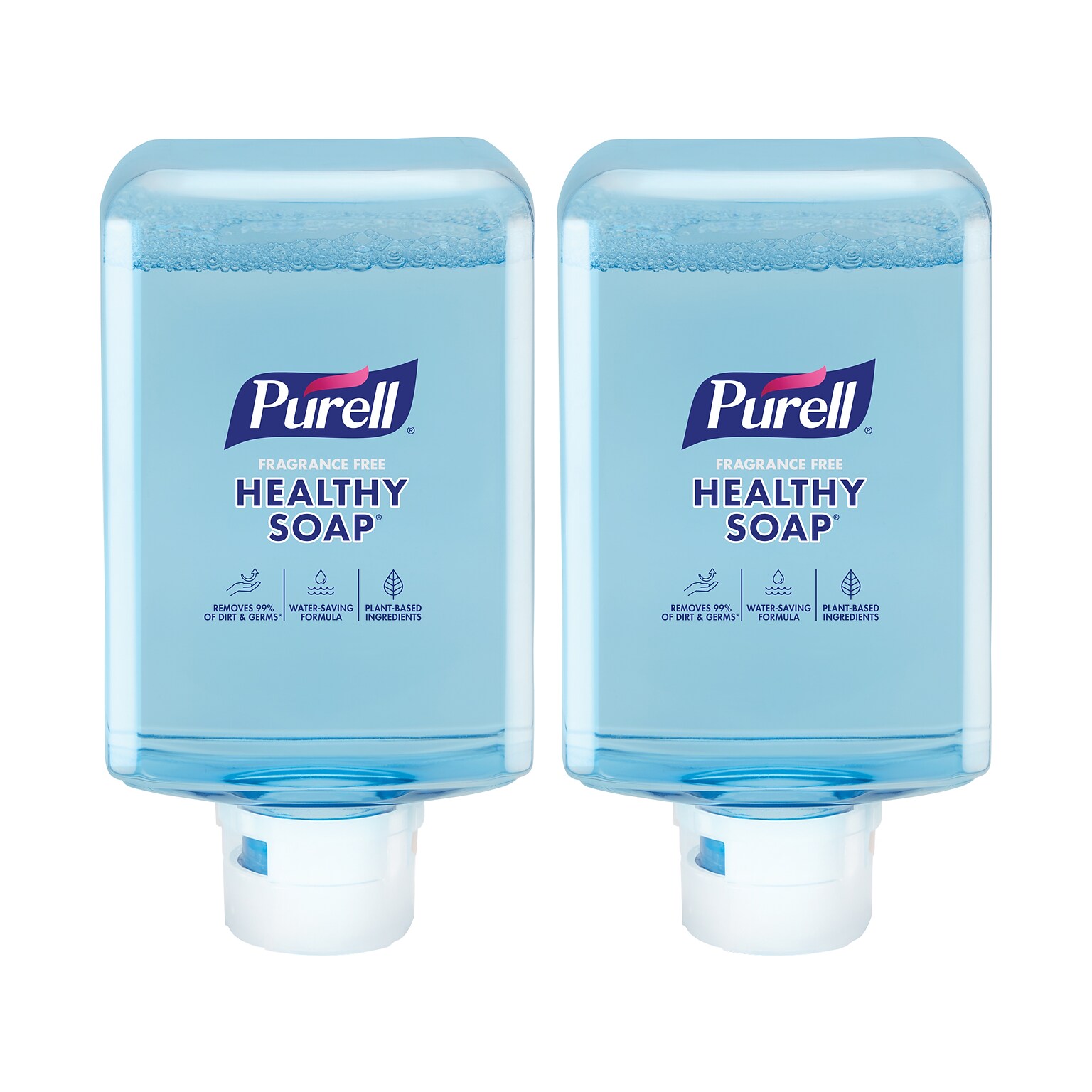 PURELL HEALTHY SOAP Foaming Hand Soap Refill for ES10 Dispenser, 1200 ml, 2/Carton (8385-02)