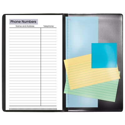 2025-2026 AT-A-GLANCE DayMinder 3.5" x 6" Academic Weekly Planner, Black (AY48-00-26)