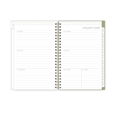 2026 Blue Sky Kelly Ventura Gardens 5 x 8 Calendar Year Weekly & Monthly Planner, Plastic Cover, Multicolored (153065)