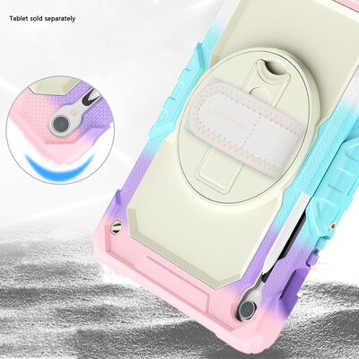 SaharaCase Raider Series Heavy Duty Case with Hand Strap for Galaxy Tab S10 Lite (2025),Tab S10 FE/S9/S9 FE, Sunset Sorbet