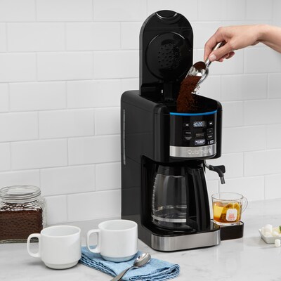 Cuisinart Coffee Plus 12-Cups Automatic Drip Coffee Maker, Black (CHW-16)