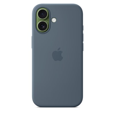 Apple Silicone MagSafe Phone Case for iPhone 17, Anchor Blue (MGEW4ZM/A)