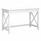 Bush Furniture Key West 48" Writing Desk, Pure White Oak (KWD148WT-03)