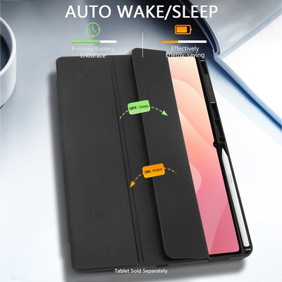 SaharaCase Venture Series TPU 14.6" Folio Case for Galaxy Tab S11 Ultra, Scorpion Black (TB00495)