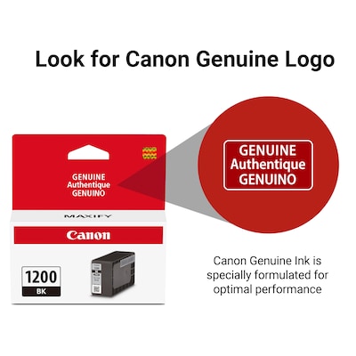 Canon PGI-1200 Black Standard Yield Ink Cartridge (9219B001)