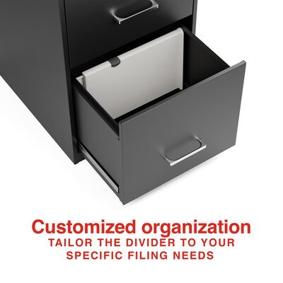 Staples File Cabinet Drawer Divider, White (TR62604)