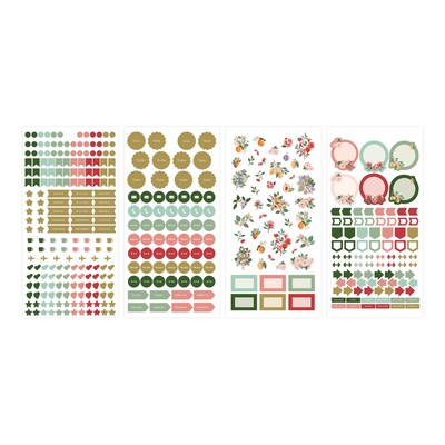 Blue Sky Bespoke Letterpress Stickers, 1150/Pack (155578)