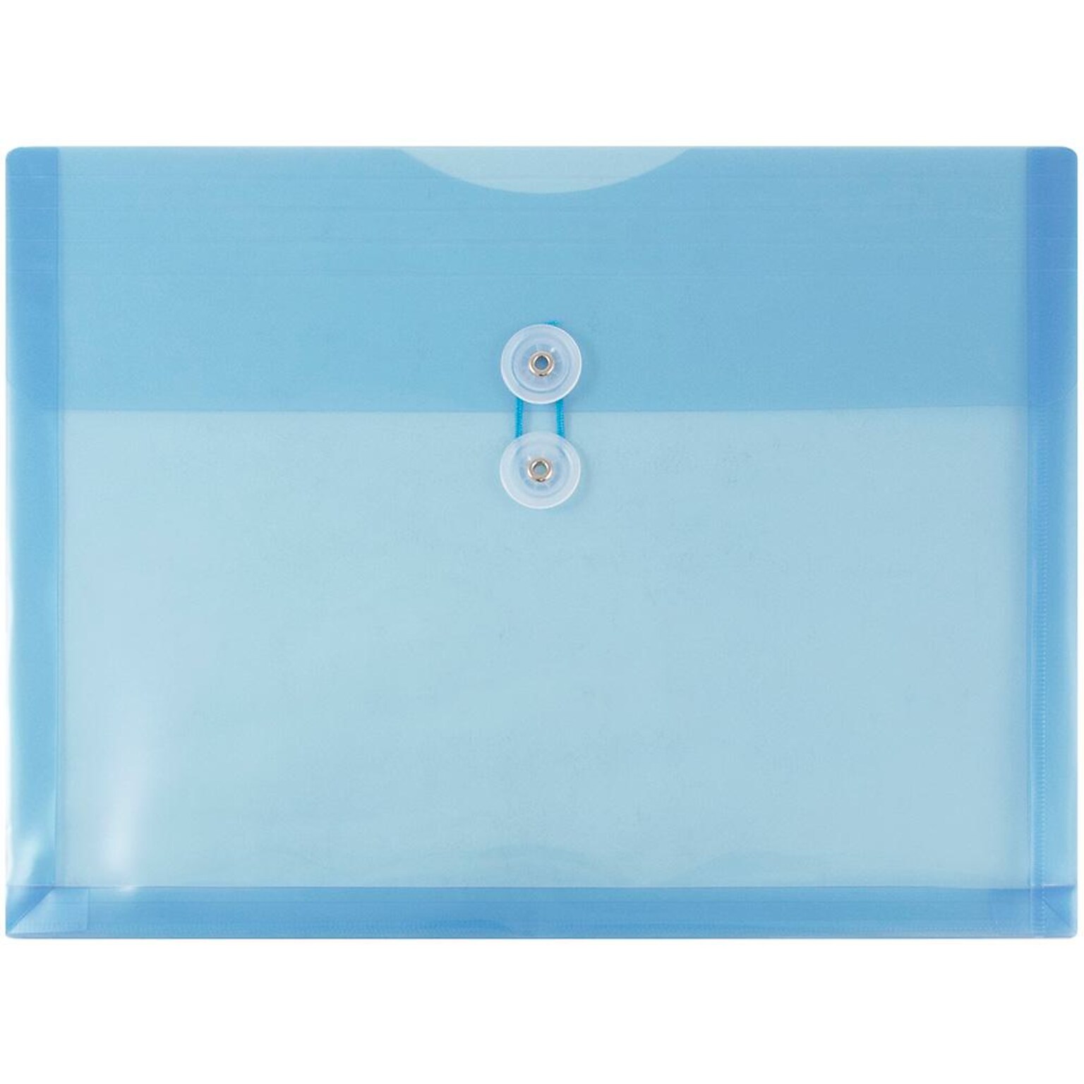 JAM Paper Premium Plastic Document File, Letter, Blue, 3/Pack (218B1BUX3)