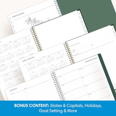 2027 Blue Sky 8.5" x 11" Weekly & Monthly Planner, Parnissa (159912)
