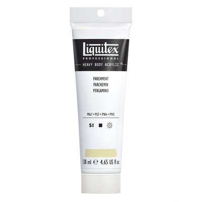 Liquitex Professional Heavy Body Acrylic Paint Tube, Parchment, 138 mL (LIQ1047436)