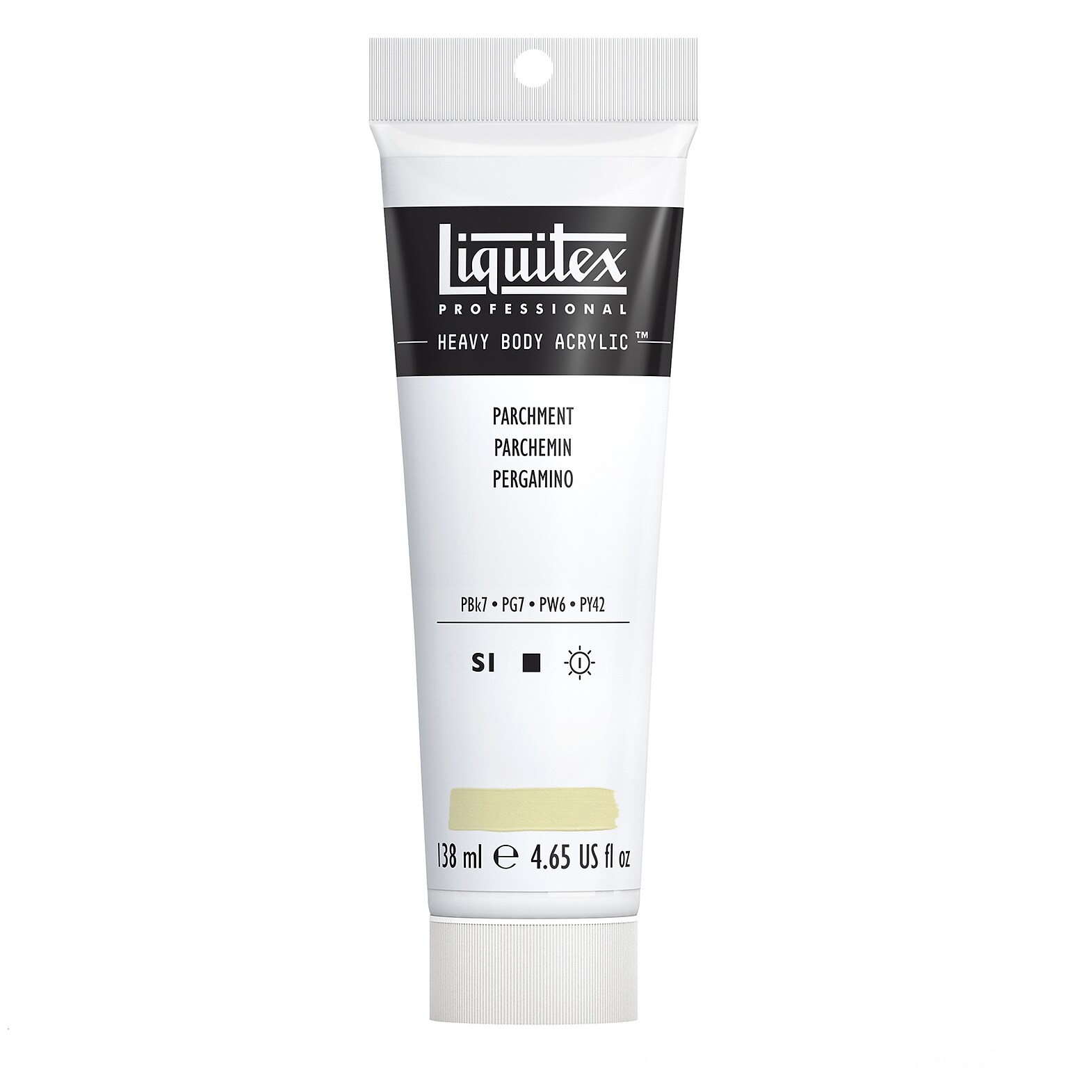 Liquitex Professional Heavy Body Acrylic Paint Tube, Parchment, 138 mL (LIQ1047436)