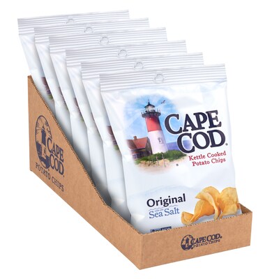 Cape Cod Gluten Free Original Potato Chips, 2 oz., 6/Pack (220-02564)