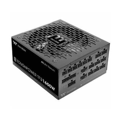 Thermaltake Toughpower TF3 1650W ATX 3.1 80 PLUS Titanium ATX Power Supply, Black (PS-TPD-1650FNFATU