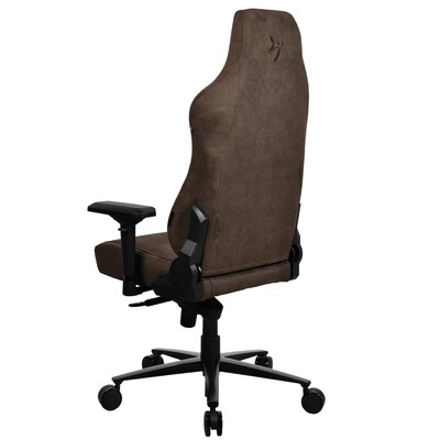 Arozzi Vernazza Supersoft Fabric Ergonomic Racing Gaming Chair, Brown (VERNAZZA-SPSF-BWN)