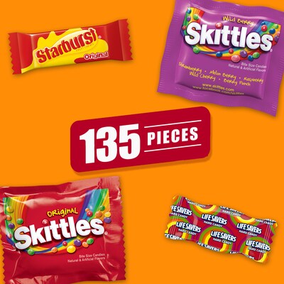 Mars Assorted Candy Party Size Variety Pack, Assorted Flavors, 45.85 oz., 135 Pieces (459752)