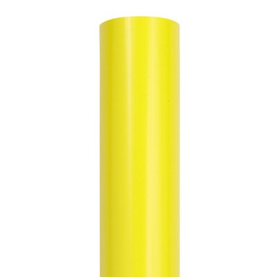 JAM Paper Short Mini Roll Wrapping Paper, 26.3 sq. ft., Yellow, 2/Pack(165S25263yeg)
