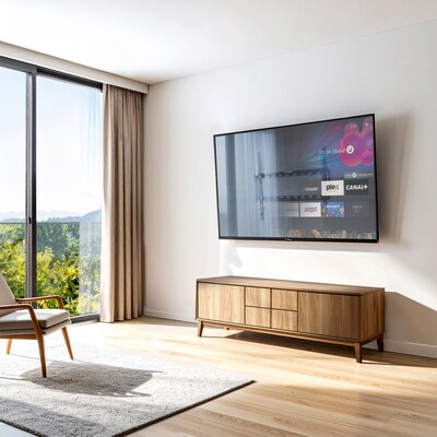 Mount-It! Tilt TV Wall Mount Bracket for 37-80 Flat Screens (MI-1121M)