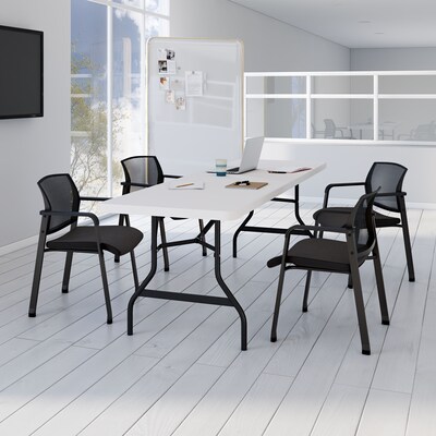 Quill Brand® Folding Table, 96"L x 29"W, Granite (79133)